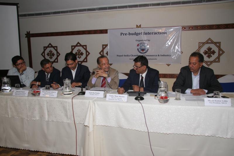 "Pre-budget Interaction” held on Sunday 18th May 2014