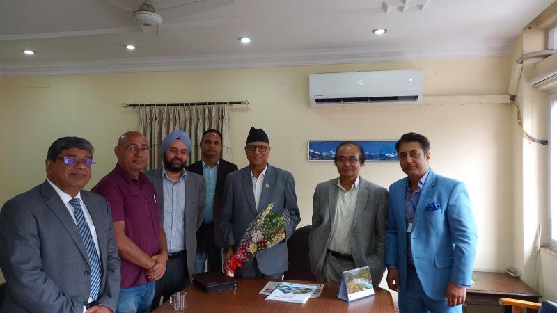 Courtesy Call to Industry, Commerce & Supplies Minister Hon’ble...