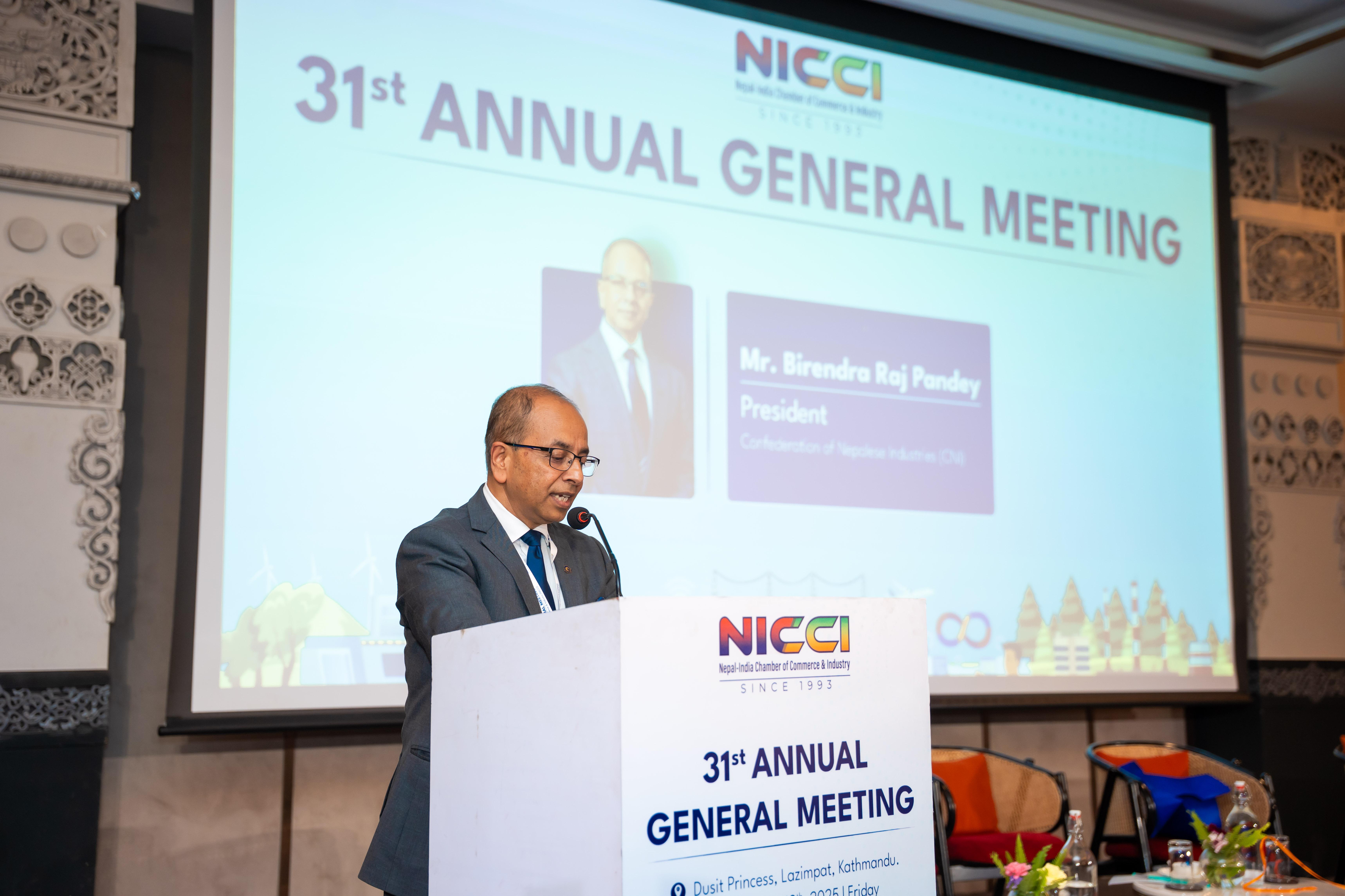 CNI President's Speech at 31st AGM of NICCI